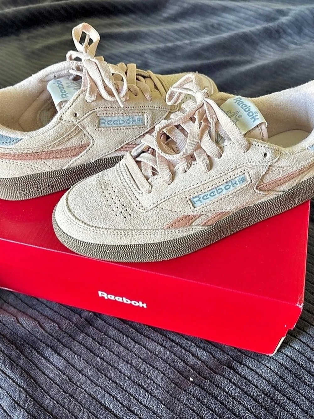 Reebok Club C 85 Vintage Women's Sneakers US 6 Cream & Pink